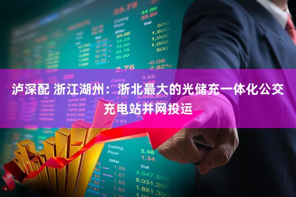 泸深配 浙江湖州：浙北最大的光储充一体化公交充电站并网投运