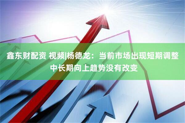 鑫东财配资 视频|杨德龙：当前市场出现短期调整 中长期向上趋势没有改变