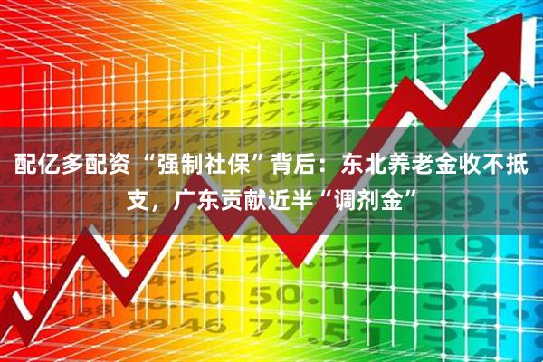 配亿多配资 “强制社保”背后：东北养老金收不抵支，广东贡献近半“调剂金”